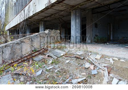 Abandoned Building Of Palace Of Culture 