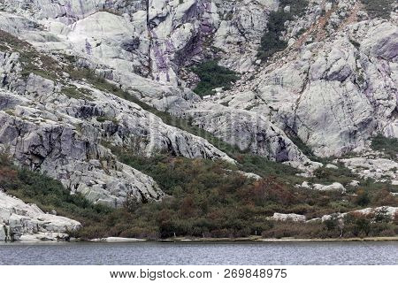 View On The Lac De Melo In The Restonica Valley In Corsica