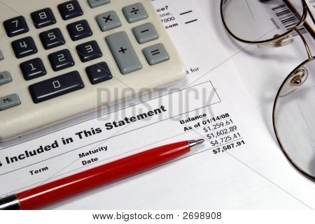 Inversión declaración Closeup