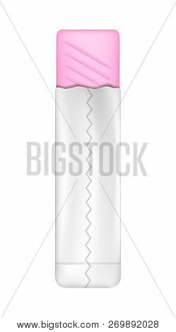 Halfopen Gum Stick Mockup. Realistic Illustration Of Halfopen Gum Stick Mockup For Web Design Isolat