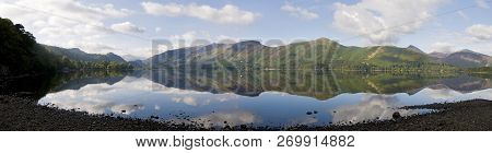 Derwent Water And Catbells Near Keswick In The Lake District, Cumbria, England