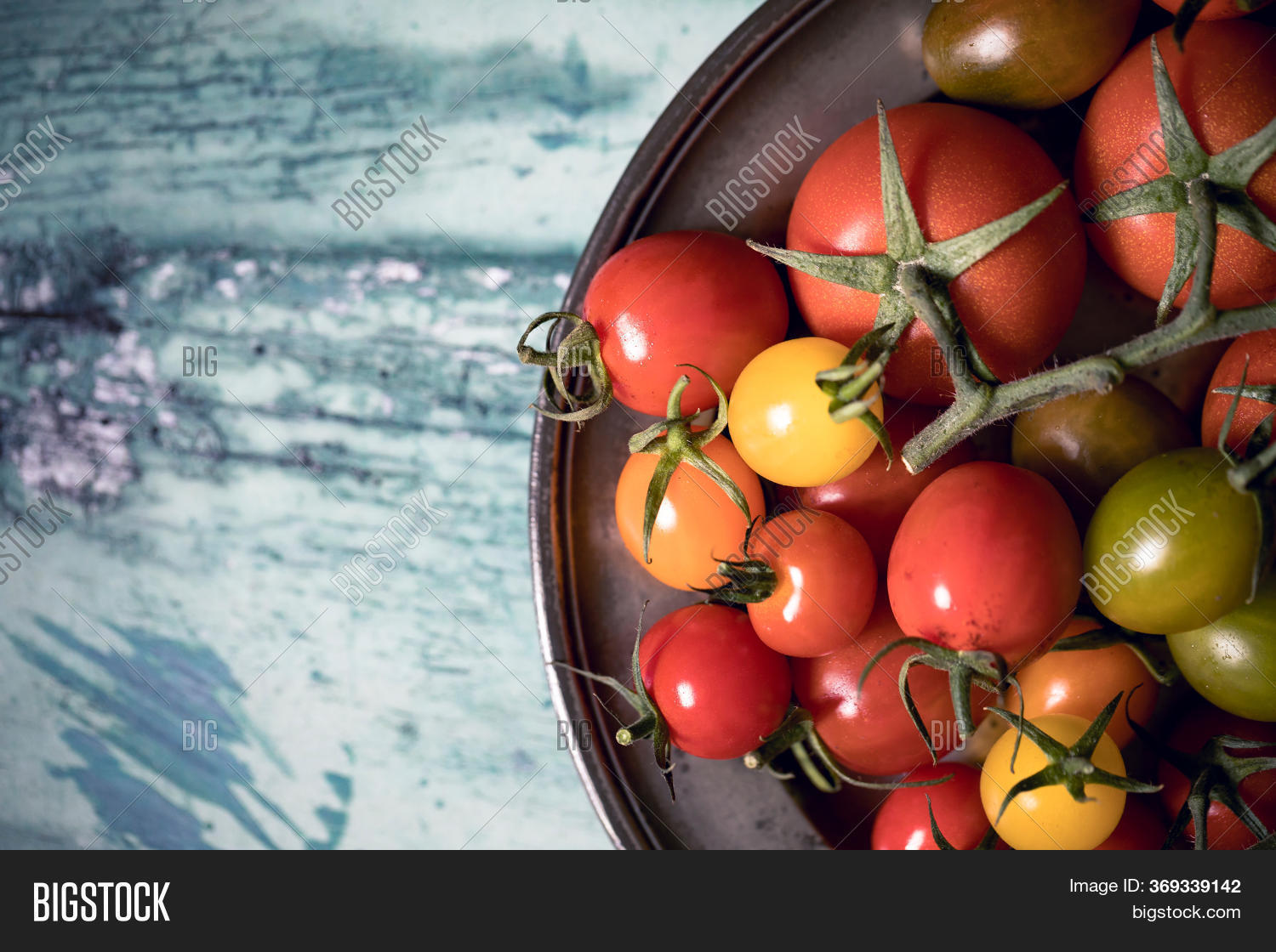Colourful Tomatoes On Image & Photo (Free Trial) Bigstock