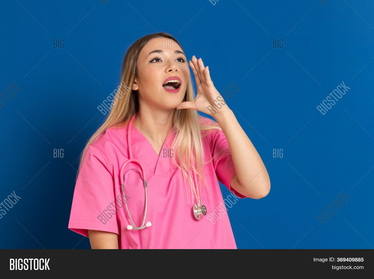 Blonde Doctor Pink Image & Photo (Free Trial) | Bigstock