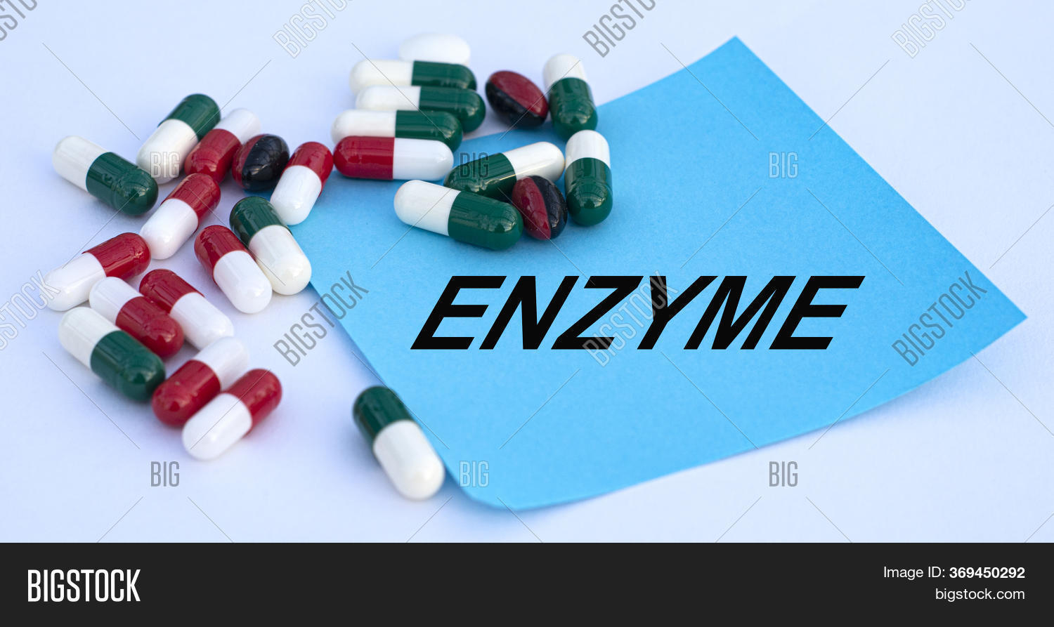 Enzyme Words On Blue Image & Photo (Free Trial) Bigstock