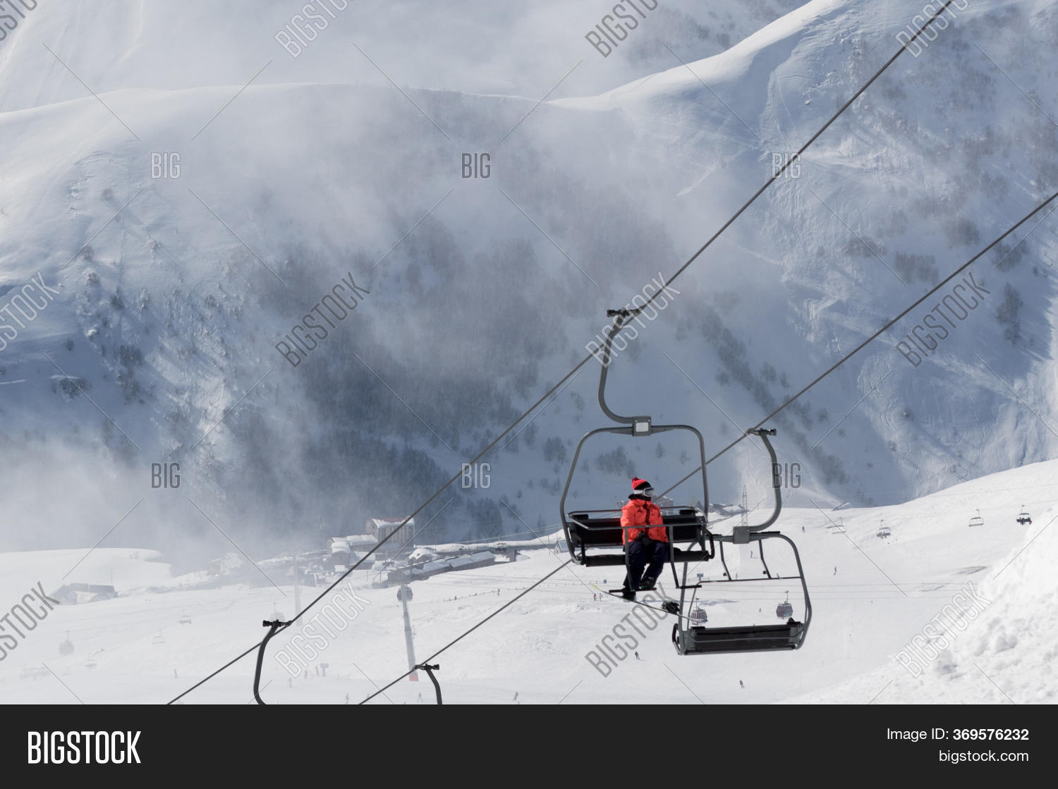 Chairlift Snowboarder Image & Photo (Free Trial) Bigstock