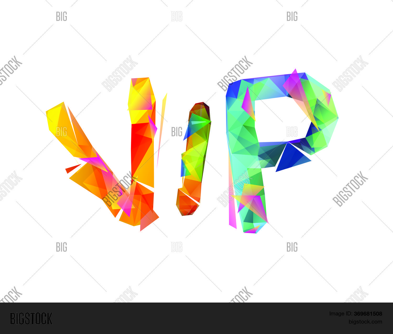 Vip. Abbreviation Vector & Photo (Free Trial) | Bigstock