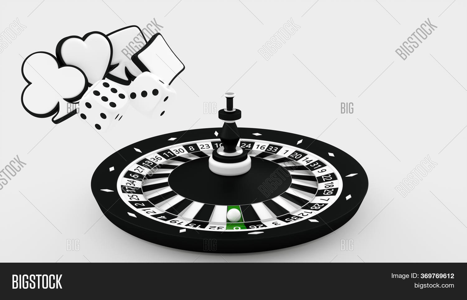 Black White Roulette Image &amp; Photo (Free Trial) | Bigstock