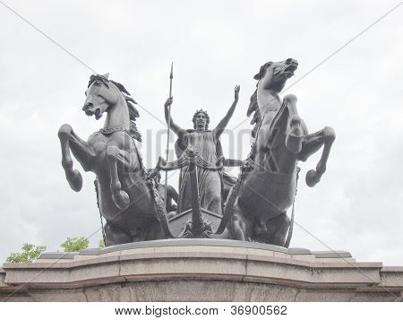 Boadicea monument, London