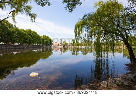 Alta Gracia Argentina January 24 The Tajmar Lake Sited In The Center Is An Artificial Lake Built In 