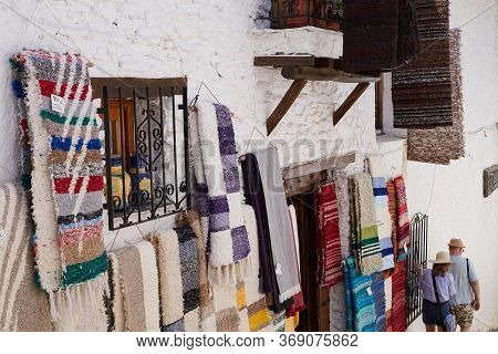 Trevelez Village In The Alpujarras Mountains, Granada Province, Andalusia, Spain - May 29, 2019: - S