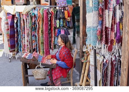 Trevelez Village In The Alpujarras Mountains, Granada Province, Andalusia, Spain - May 29, 2019: - A