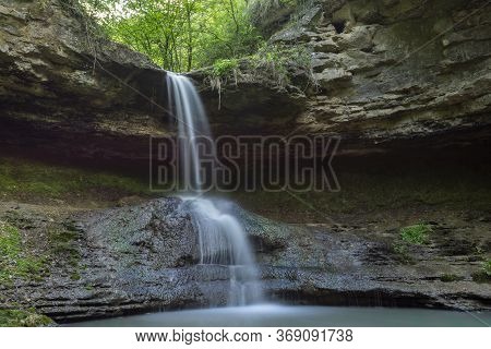 Beautiful Cascade Near Monastery Of Saharna, Moldova