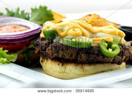Burger de jalapeno