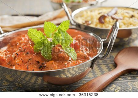 Indické kari kuře Tikka Masala