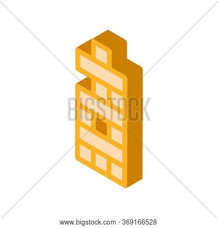 Interactive Kids Game Vector Isometric Sign. Color Isolated Symbol Illustration