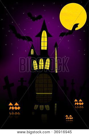 Halloween baggrund vektor