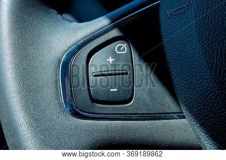 To Regulate The Speed Of The Cruise Control. Cruise Control. Speed Adjustment. The Car Drives Itself