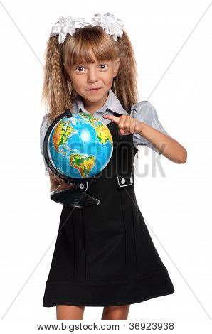 Menina com globo