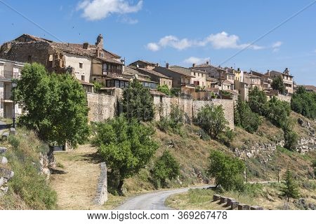 Historic Medieval Town Of Maderuelo In The Province Of Segovia (spain)