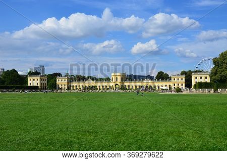 Medieval Orangerie Baroque Castle In Kassel, Germany