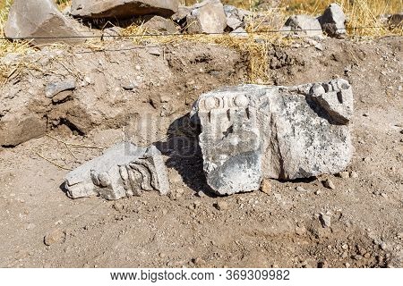 Remains Of Columns In Ruins Of The Greek - Roman City Of The 3rd Century Bc - The 8th Century Ad Hip
