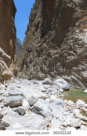 Samarya gorge Yunanistan Crete Island