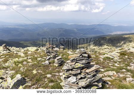Landscape From Big (golyam) Kupen Peak, Rila Mountain, Bulgaria