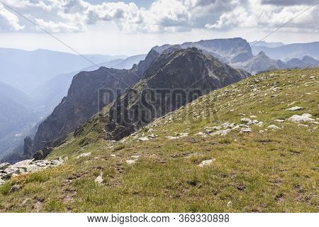 Landscape From Big (golyam) Kupen Peak, Rila Mountain, Bulgaria