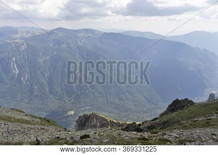 Landscape From Big (golyam) Kupen Peak, Rila Mountain, Bulgaria