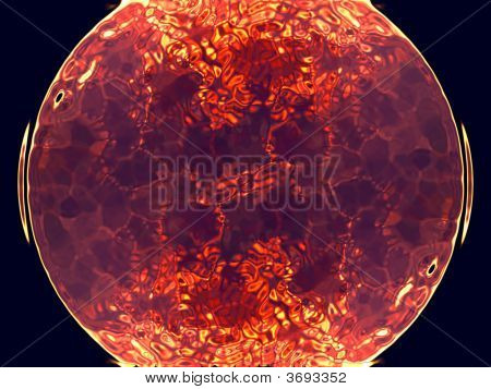 Alien Fatasy quente distorcida sol