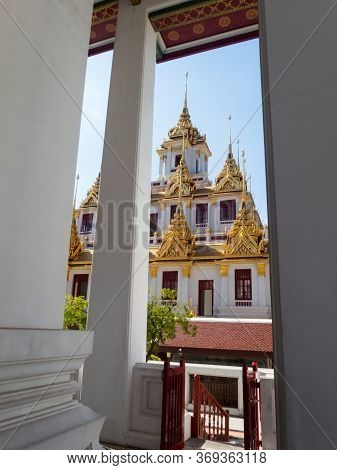Loha Prasat Wat Ratchanatda Temple In ฺbangkok Thailand. Images For Commercial User.