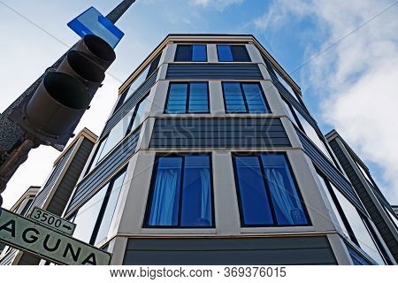 Exterior View Of Multifamily Residential Building In San Francisco