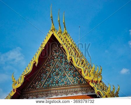 Wat Po,history Of Phra Chetuphon Temple, Built Since The Ayutthaya Period The Reign Of King Rama I, 