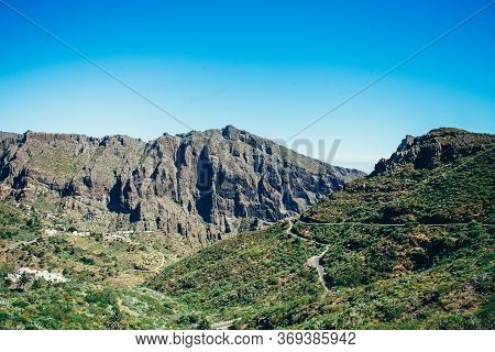 The Serpentine Leading Towards The Maska Tenerife