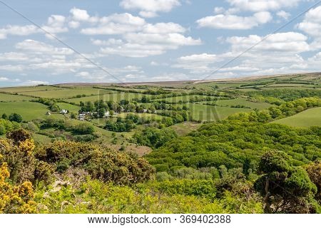 Landscape Photo Of The Doone Valley In Exmoor National Park