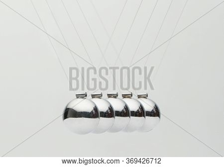 Pendulum On A White Background