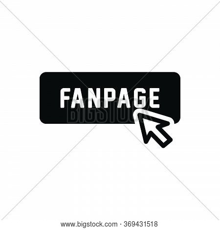 Black Solid Icon For Fanpage Button Click Subscribe Enrol