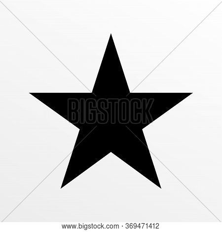 Star Icon Or Sign. Srar Silhouette. Vector Illustration.