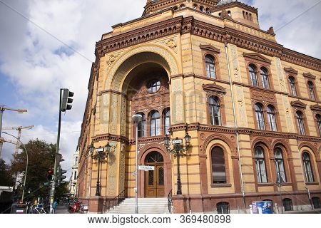 Classic Vintage Retro Antique Building Heckmann Hoefe On Tucholskystrasse For German People And Fore