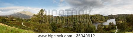 View Over Tarn Hows In English Lake District