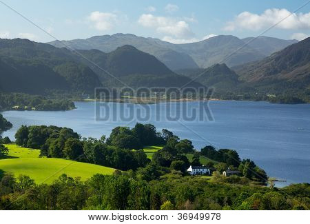 Derwent Water fra Castlehead synspunkt