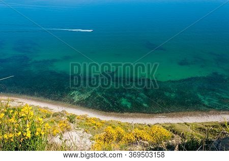 Vallugola Bay Landscape And \