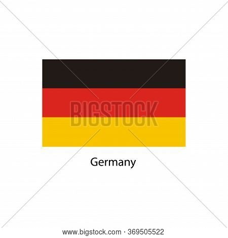 Germany Flag, Official Colors And Proportion Correctly. National Germany Flag.