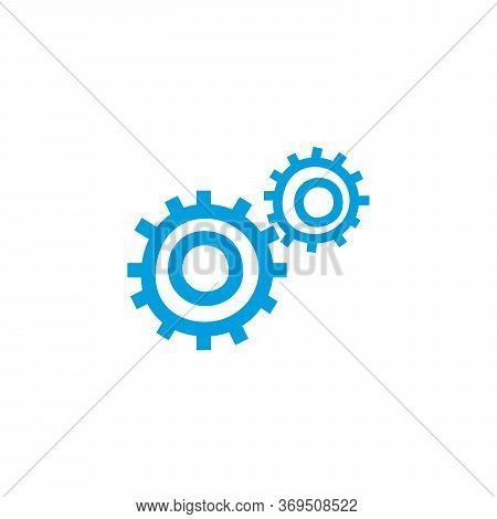 Hand Drawn Gears. Doodle Circular Mechanism. Engineering Design. Stock Vector Illustration Isolated 