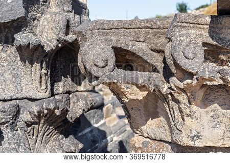 Remains Of Columns In Ruins Of The Greek - Roman City Of The 3rd Century Bc - The 8th Century Ad Hip