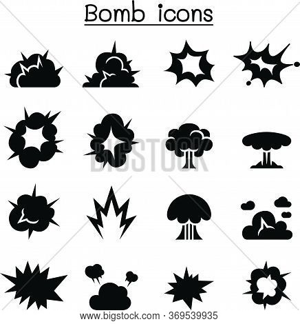 Bomb & Explosion Icon Set Vector Illustration Graphic Design