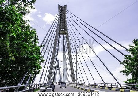 Barelang Bridge, Batam Indonesia - Nov 30, 2018, Beautiful Landmark And Tourist Attraction Palce In 