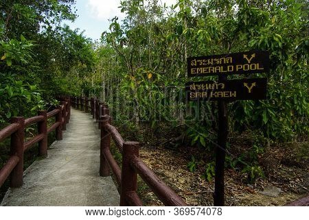 Krabi, Thailand - January,  2014: Khao Pra Bang Khram Wildlife Sanctuary