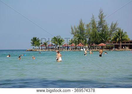 Koh Chang, Thailand - January, 2013: Tropical Beach In Koh Chang, Thailand