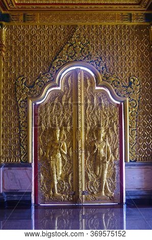 Uthai Thani Province, Thailand - August, 2016: Wat Tha Sung Castle - Uthai Thani, Thailand